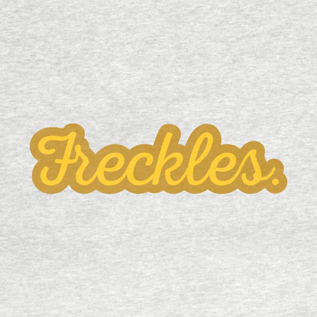 Freckles. gold by this.space